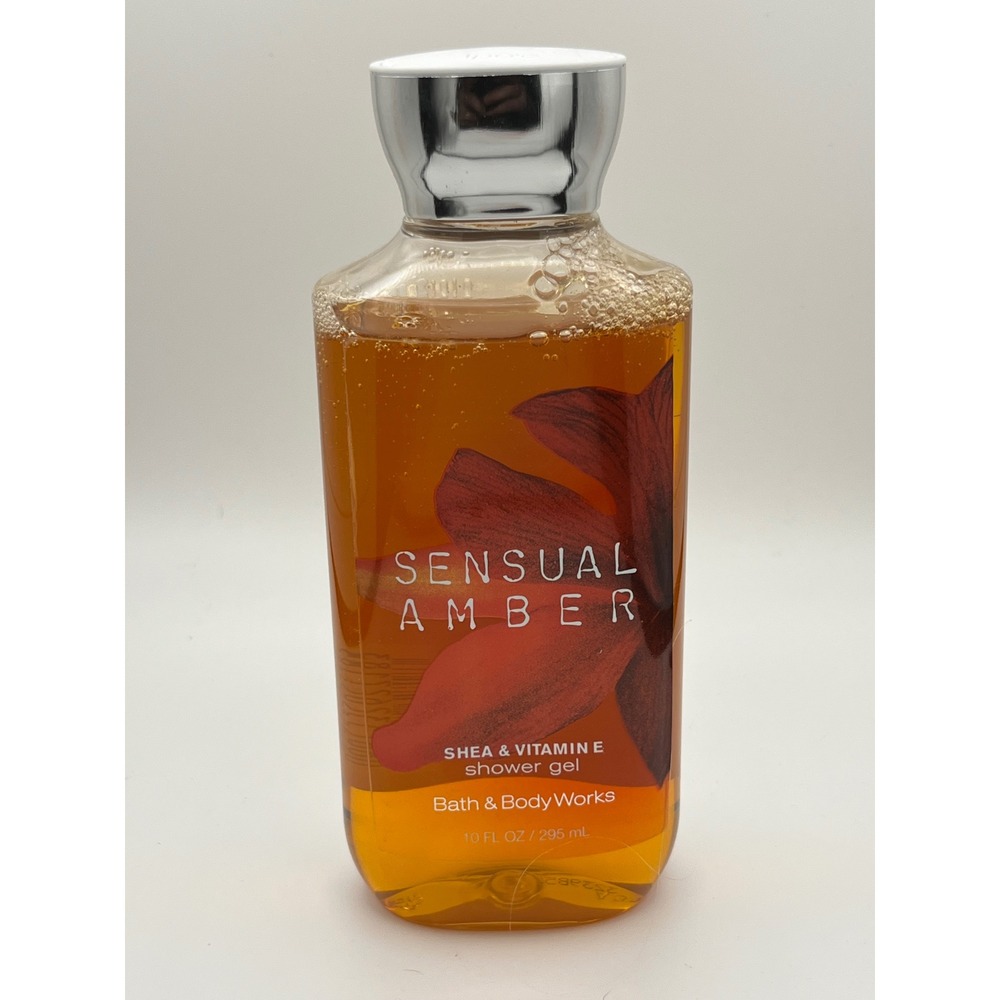 Bath & Body Works Sensual Amber Shower Gel 10oz Signature Collection Vitamin E